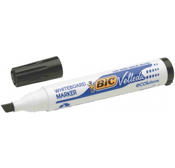 MARKER SUCHOŚCIERALNY ŚCIĘTY CZARNY BIC
