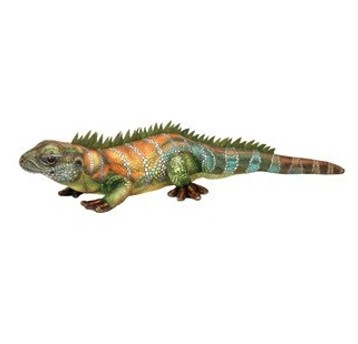 MASKOTKA JASZCZURKA ZIELONO-POMARAŃ. 50 CM - BEPPE