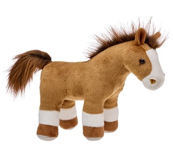 MASKOTKA KOŃ BRĄZOWY 25 CM - BEPPE