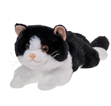 MASKOTKA KOT CZARNO-BIAŁY 45 CM - BEPPE
