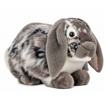 MASKOTKA KRÓLIK FRANCUSKI SZARY 28 CM - BEPPE
