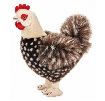 MASKOTKA KURA CIEMNOBRĄZOWA 36 CM - BEPPE