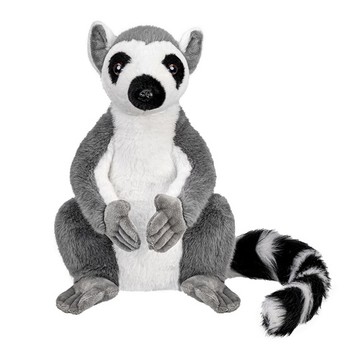 MASKOTKA LEMUR SIEDZĄCY 33 CM - BEPPE