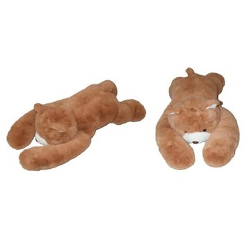 MASKOTKA MIŚ 65 CM SENSORYCZNY Z OBIĄŻENIEM