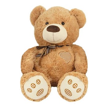 MASKOTKA MIŚ BOBBY MIODOWY 65 CM - BEPPE