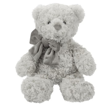 MASKOTKA MIŚ CHARLIE SZARY 33 CM - BEPPE