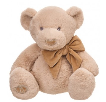 MASKOTKA MIŚ ROGER BEŻOWY 32CM - BEPPE