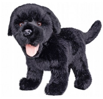 MASKOTKA PIES LABRADOR 23 CM CZARNY