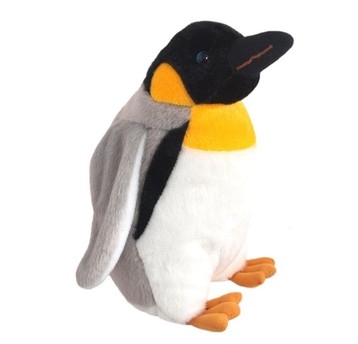 MASKOTKA PINGWIN CESARSKI SZARY 25 CM - BEPPE