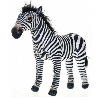 MASKOTKA PLUSZOWA ZEBRA 28 CM