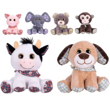 MASKOTKA PLUSZOWA ZWIERZĄTKO 14 CM