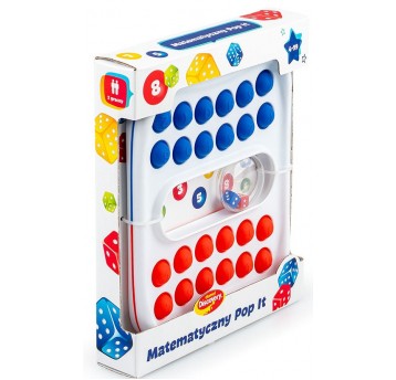 MATEMATYCZNY POP IT czerwono-niebieski