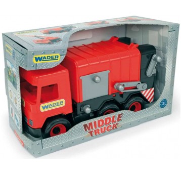 MIDDLE TRUCK 32113 ŚMIECIARKA CZERWONA WADER