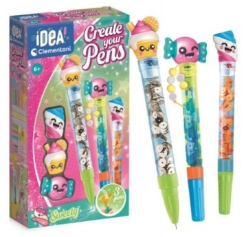 MINI FABRYKA DŁUGOPISÓW SŁODYCZE CLEMENTONI