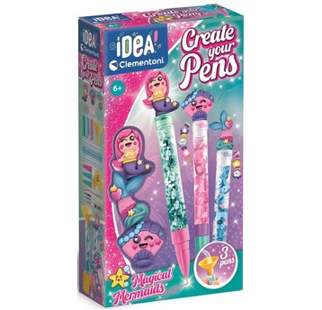 MINI FABRYKA DŁUGOPISÓW SYRENKI CLEMENTONI