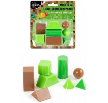 MODELE 3D FIGUR GEOMETRYCZNYCH PIXEL KIDEA
