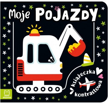 MOJE POJAZDY KSIĄŻECZKA KONTRASTOWA
