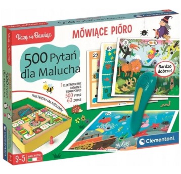 MÓWIĄCE PIÓRO 500 PYTAŃ DLA MALUCHA - CLEMENTONI