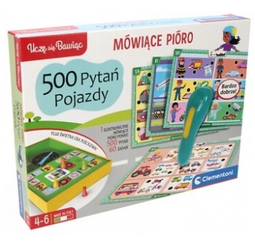 MÓWIĄCE PIÓRO 500 PYTAŃ POJAZDY - CLEMENTONI