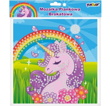MOZAIKA BROKATOWA JEDNOROŻEC