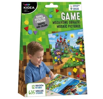 MOZAIKOWE OBRAZKI KOLORY I KSZTAŁTY GAME KIDEA