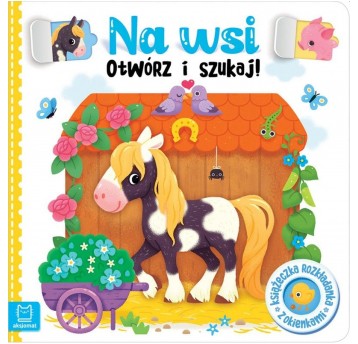 NA WSI. KSIĄŻECZKA ROZKŁADANKA Z OKIENKAMI