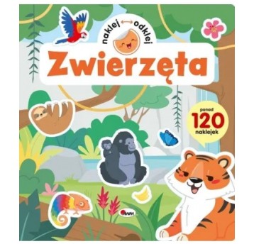 NAKLEJ ODKLEJ ZWIERZĘTA - MOREX