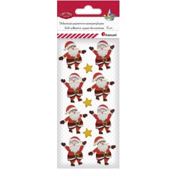 NAKLEJKI DEKORACYJNE MIKOŁAJE