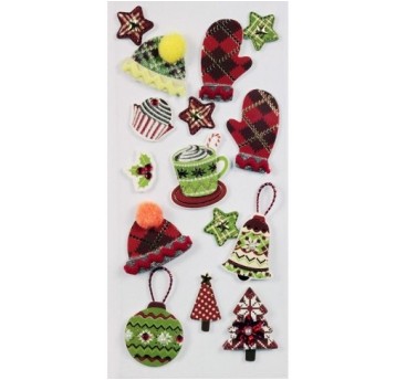 NAKLEJKI DEKORACYJNE ŚWIĄTECZNE