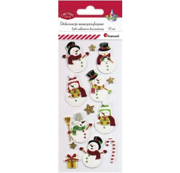 NAKLEJKI DEKORACYJNE ŚWIĄTECZNE