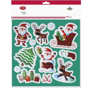 NAKLEJKI DEKORACYJNE WYPUKŁE ŚWIĄTECZNE