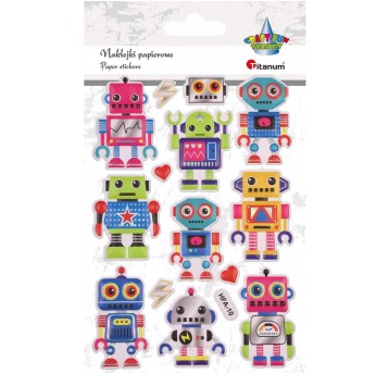NAKLEJKI DO DEKORACJI ROBOTY
