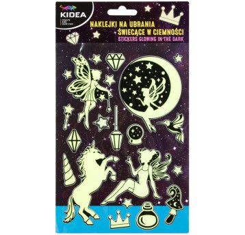 NAKLEJKI NA UBRANIA ŚWIECĄCE W CIEMNOŚCI MAGICZNY