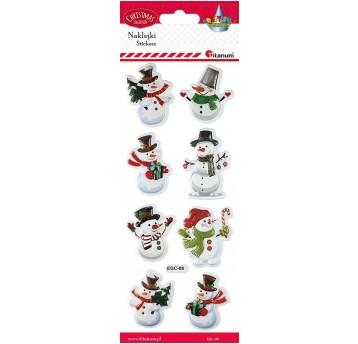 NAKLEJKI WYPUKŁE BAŁWANKI