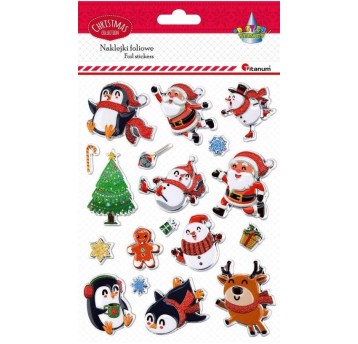 NAKLEJKI WYPUKŁE ŚWIĄTECZNE