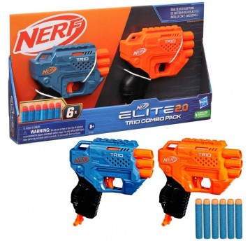 NERF ELITE 2.0 TRIO COMBO PACK F6786