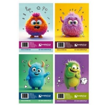 NOTES A6 50K KRATA KIDS WEKTOR