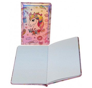 NOTES METALIZOWANY JEDNOROŻEC