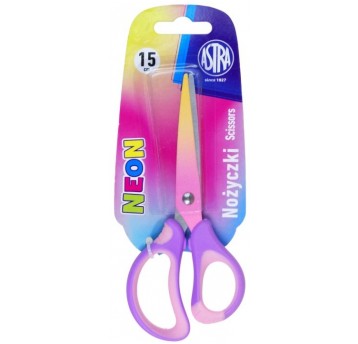 NOŻYCZKI 15 CM NEONOWE ASTRA