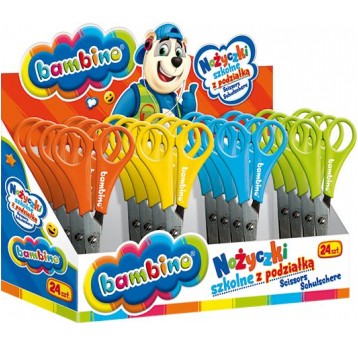 NOŻYCZKI Z PODZIAŁKĄ BAMBINO