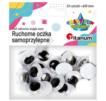 OCZY SAMOPRZYLEPNE 18MM 24 SZT.