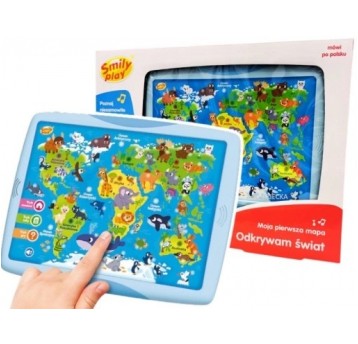 ODKRYWAM ŚWIAT MOJA PIERWSZA MAPA SMILY PLAY