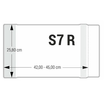 OKŁADKA S7 REGULOWANA BEZBARWNA BIURFOL