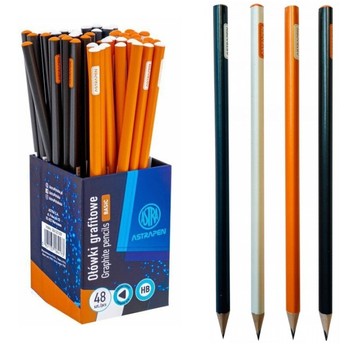 OŁÓWKI GRAFITOWE TRÓJKATNE BASIC ASTRA