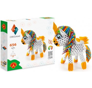 ORIGAMI 3D JEDNOROŻEC