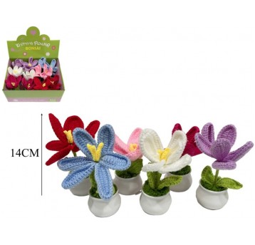 OZDOBA KWIAT MATERIAŁOWY