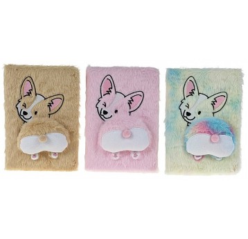 PAMIĘTNIK PLUSZOWY 3D PIESEK