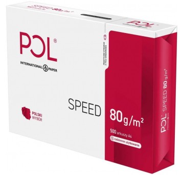 PAPIER KSERO A4/500 80G BIAŁY POLSPEED