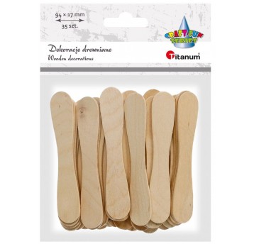 PATYCZKI DREWANIANE 9,4 CM 35 SZT.