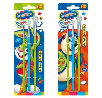 PĘDZELKI 3 SZT BAMBINO